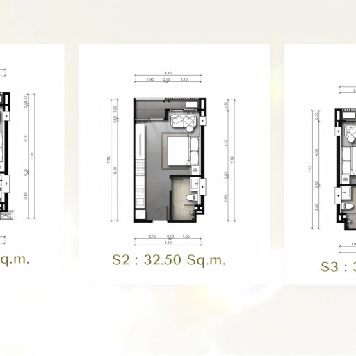 The Panora Estuaria, Studio - from 32 m² to 33 m²