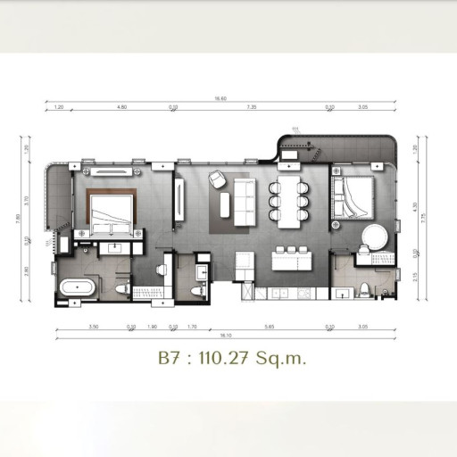 The Panora Estuaria, 2 Bedroom - from 95 m² to 119 m²
