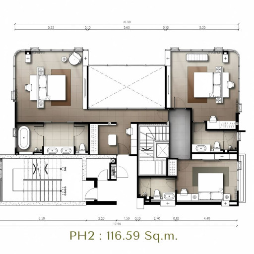 The Panora Estuaria, Duplex Penthouse - 282 m²