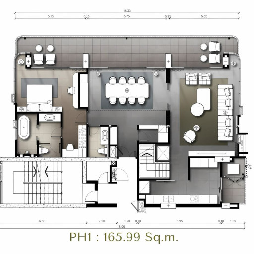 The Panora Estuaria, Duplex Penthouse - 282 m²
